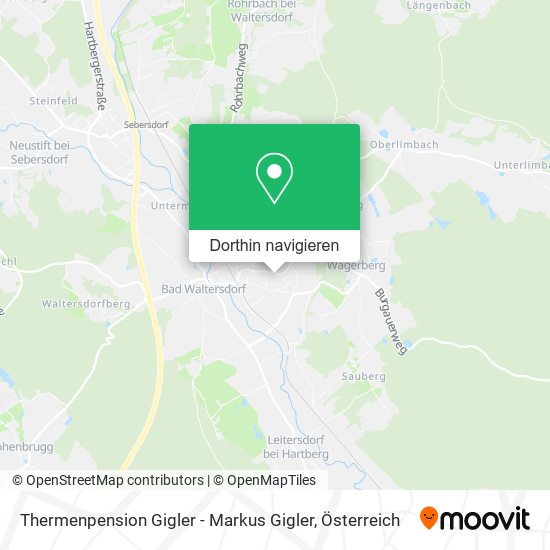 Thermenpension Gigler - Markus Gigler Karte