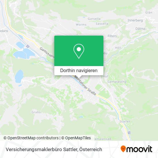Versicherungsmaklerbüro Sattler Karte