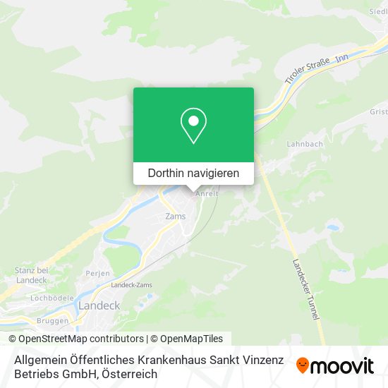 Allgemein Öffentliches Krankenhaus Sankt Vinzenz Betriebs GmbH Karte