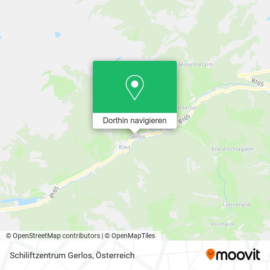 Schiliftzentrum Gerlos Karte