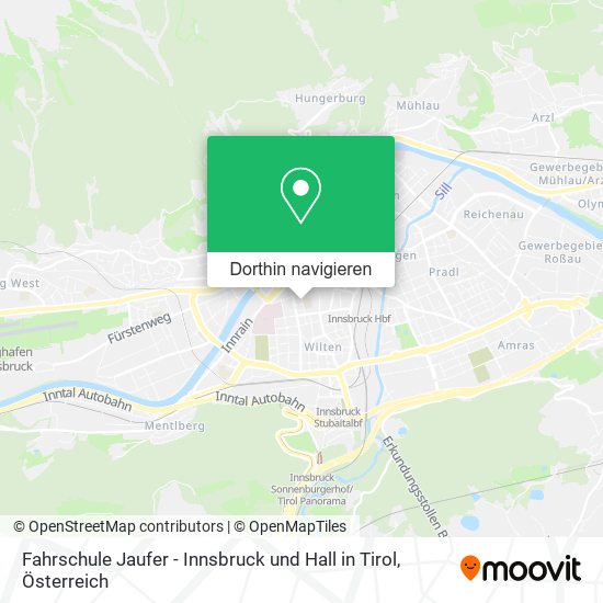 Fahrschule Jaufer - Innsbruck und Hall in Tirol Karte