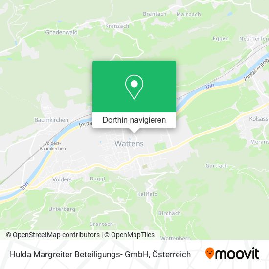 Hulda Margreiter Beteiligungs- GmbH Karte