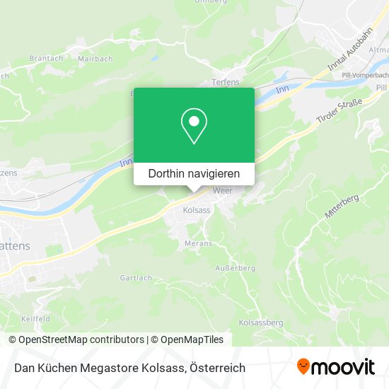 Dan Küchen Megastore Kolsass Karte
