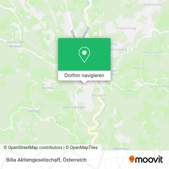 Billa Aktiengesellschaft Karte
