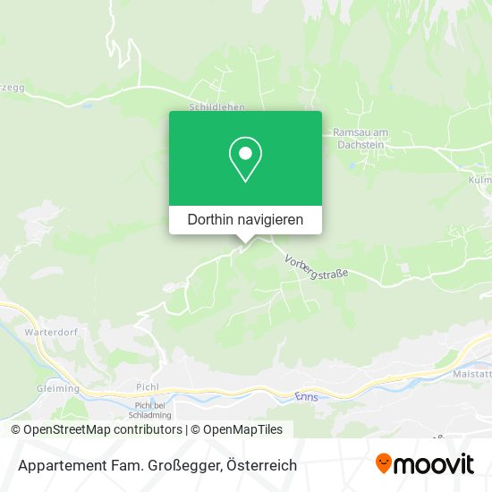 Appartement Fam. Großegger Karte