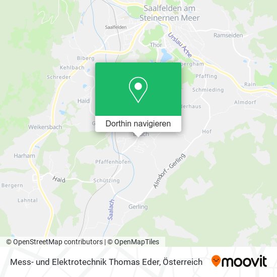 Mess- und Elektrotechnik Thomas Eder Karte