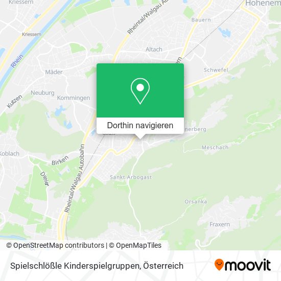 Spielschlößle Kinderspielgruppen Karte