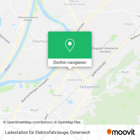 Ladestation für Elektrofahrzeuge Karte