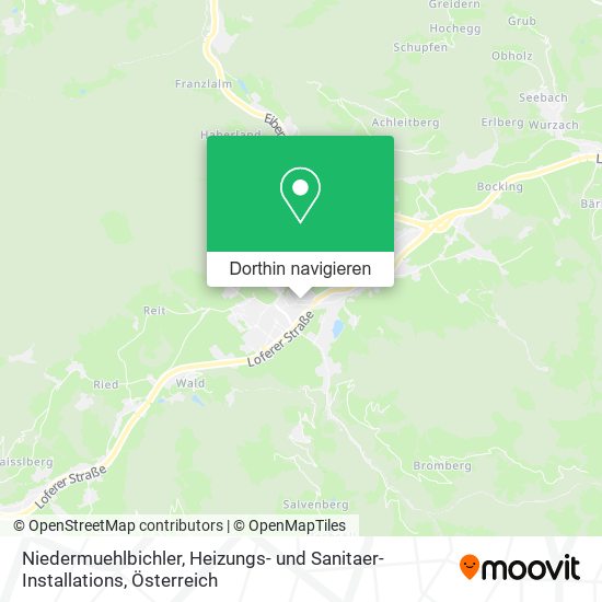 Niedermuehlbichler, Heizungs- und Sanitaer-Installations Karte