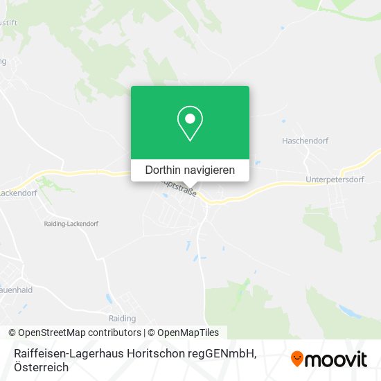 Raiffeisen-Lagerhaus Horitschon regGENmbH Karte
