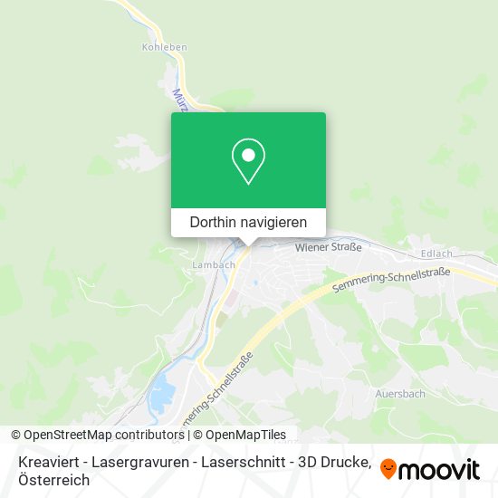 Kreaviert - Lasergravuren - Laserschnitt - 3D Drucke Karte