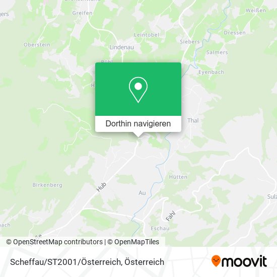 Scheffau/ST2001/Österreich Karte