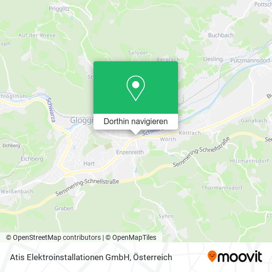 Atis Elektroinstallationen GmbH Karte