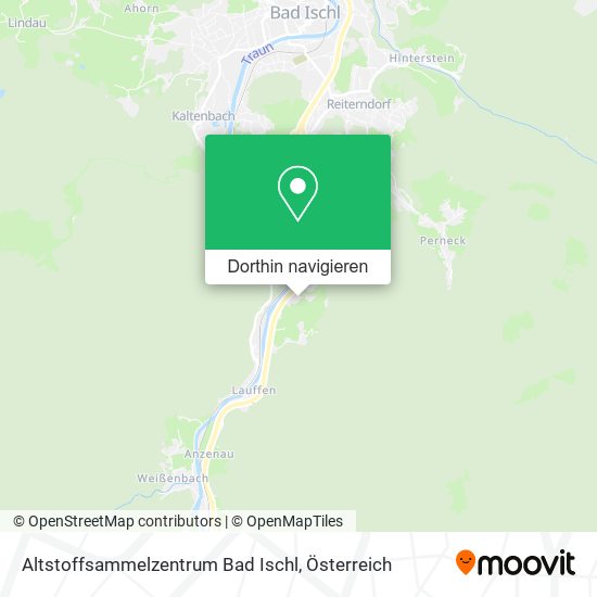 Altstoffsammelzentrum Bad Ischl Karte