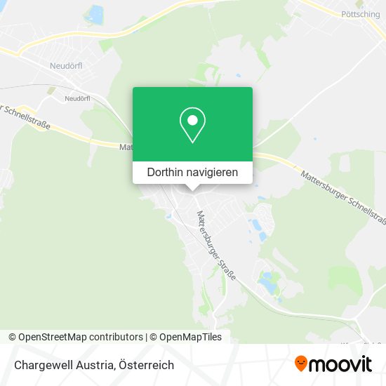 Chargewell Austria Karte