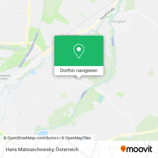 Hans Matouschowsky Karte