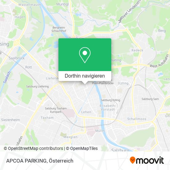 APCOA PARKING Karte