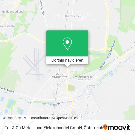 Tor & Co Metall- und Elektrohandel GmbH Karte