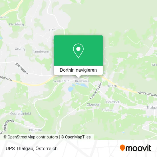 UPS Thalgau Karte