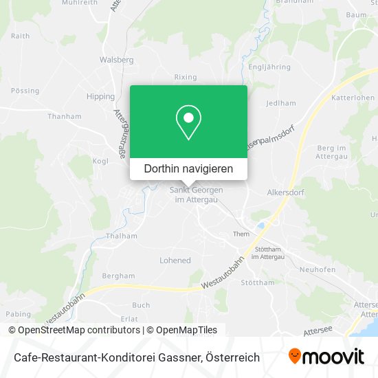 Cafe-Restaurant-Konditorei Gassner Karte