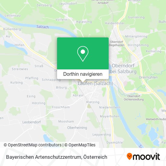 Bayerischen Artenschutzzentrum Karte