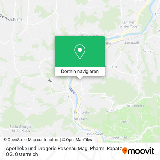Apotheke und Drogerie Rosenau Mag. Pharm. Rapatz OG Karte