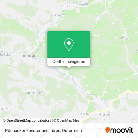 Pöchacker Fenster und Türen Karte