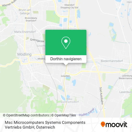 Msc Microcomputers Systems Components Vertriebs GmbH Karte