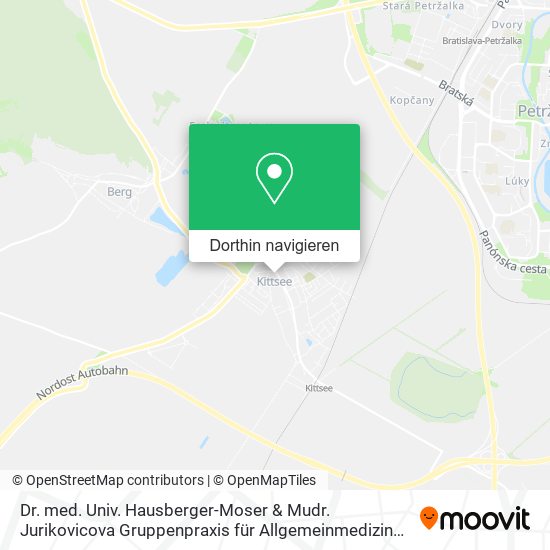 Dr. med. Univ. Hausberger-Moser & Mudr. Jurikovicova Gruppenpraxis für Allgemeinmedizin OG Karte