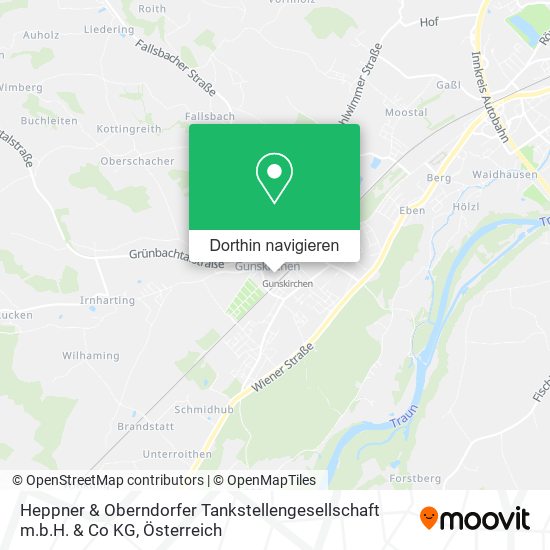 Heppner & Oberndorfer Tankstellengesellschaft m.b.H. & Co KG Karte