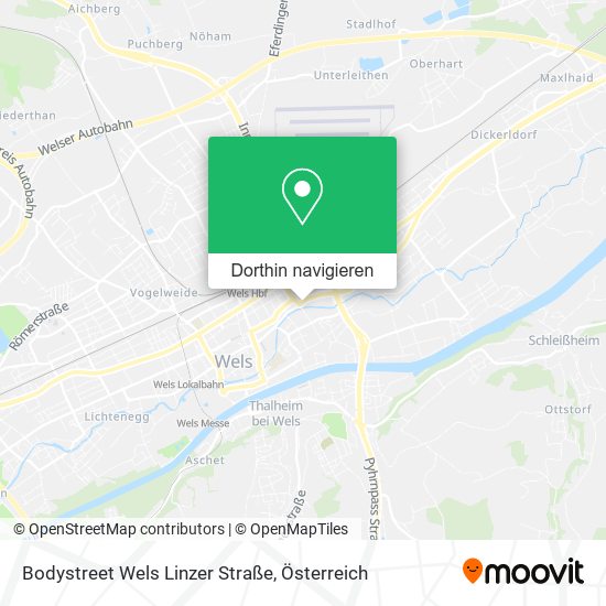 Bodystreet Wels Linzer Straße Karte
