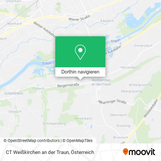 CT Weißkirchen an der Traun Karte