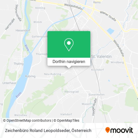 Zeichenbüro Roland Leopoldseder Karte