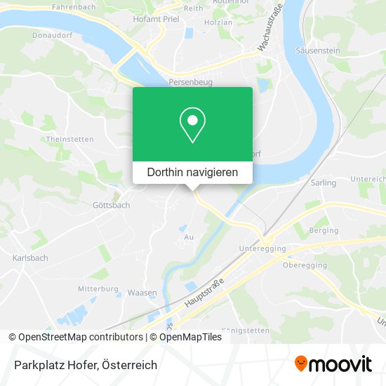 Parkplatz Hofer Karte