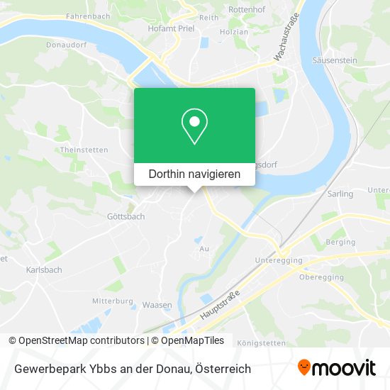 Gewerbepark Ybbs an der Donau Karte