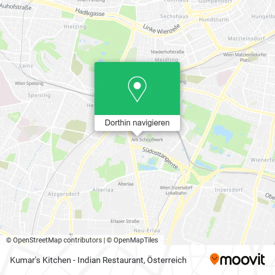 Kumar's Kitchen - Indian Restaurant Karte