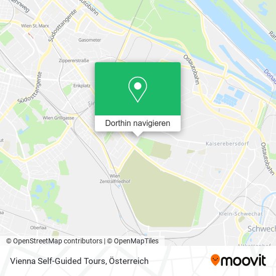 Vienna Self-Guided Tours Karte