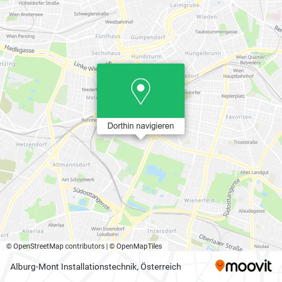 Alburg-Mont Installationstechnik Karte