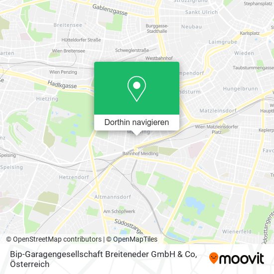 Bip-Garagengesellschaft Breiteneder GmbH & Co Karte