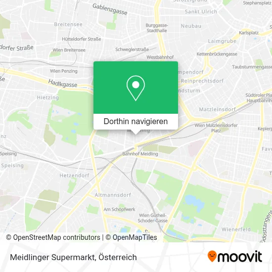 Meidlinger Supermarkt Karte