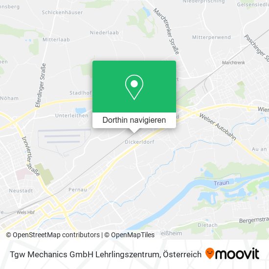 Tgw Mechanics GmbH Lehrlingszentrum Karte