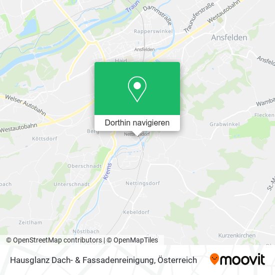 Hausglanz Dach- & Fassadenreinigung Karte