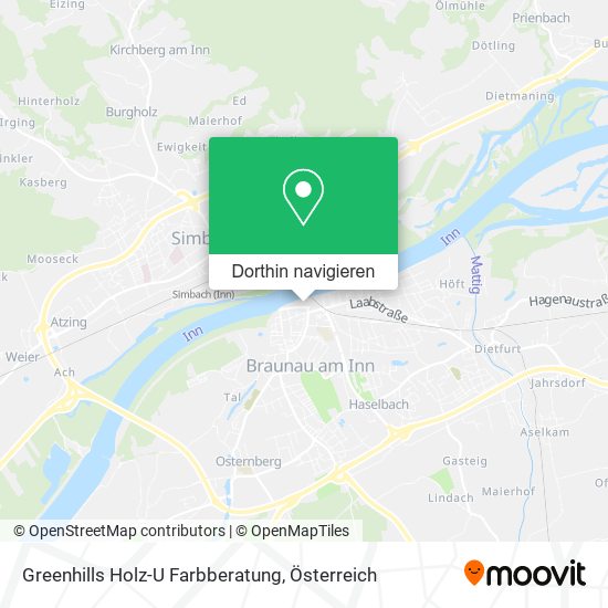 Greenhills Holz-U Farbberatung Karte
