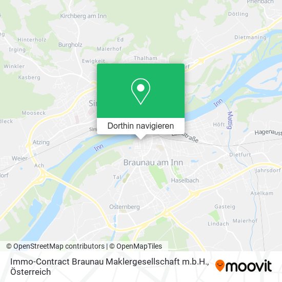 Immo-Contract Braunau Maklergesellschaft m.b.H. Karte