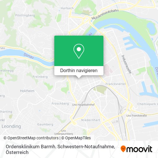 Ordensklinikum Barmh. Schwestern-Notaufnahme Karte