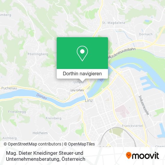 Mag. Dieter Kneidinger Steuer-und Unternehmensberatung Karte