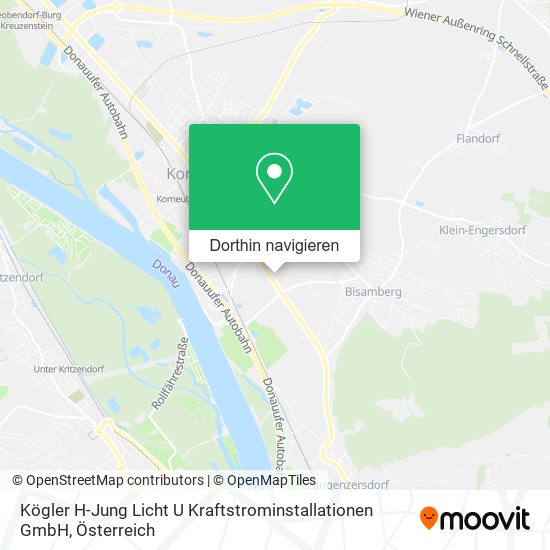 Kögler H-Jung Licht U Kraftstrominstallationen GmbH Karte