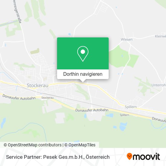 Service Partner: Pesek Ges.m.b.H. Karte