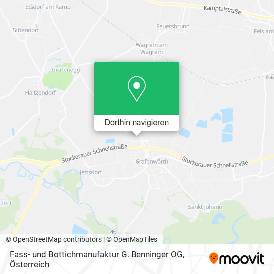 Fass- und Bottichmanufaktur G. Benninger OG Karte