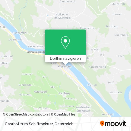 Gasthof zum Schiffmeister Karte